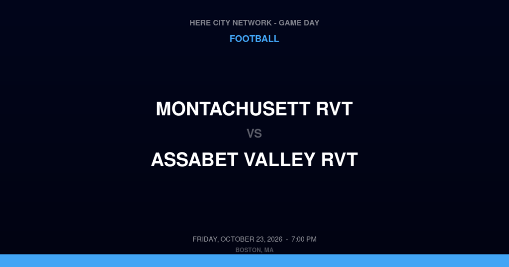 Montachusett RVT vs. Assabet Valley RVT — Football Game Day — Marlborough, MA — Oct 23, 2026