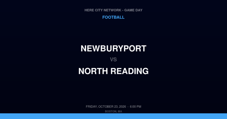 Newburyport 10, North Reading 17