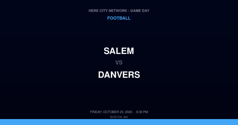 Salem 0, Danvers 41