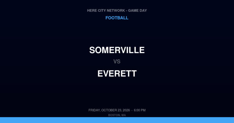 Somerville 26, Everett 27