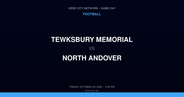 Tewksbury Memorial 40, North Andover 0