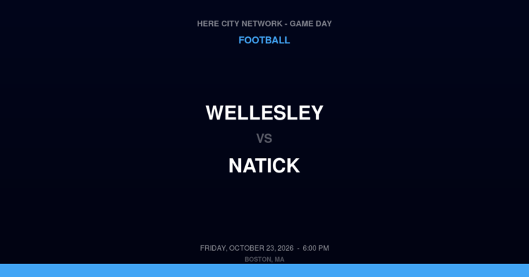Wellesley 14, Natick 37
