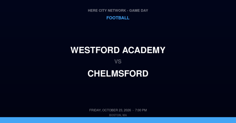 Westford Academy 14, Chelmsford 13