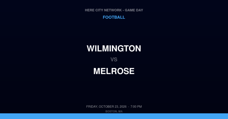 Wilmington 0, Melrose 34