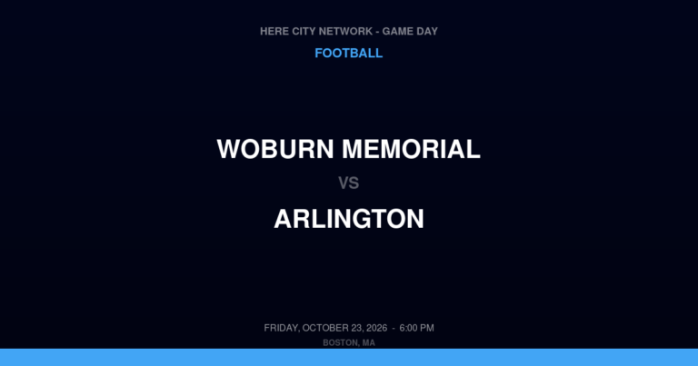 Woburn Memorial 7, Arlington 0